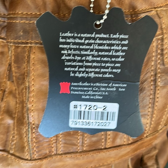 NWT~ 100% Genuine Leather “Amerileather” Shoulder bag/Crossbody/Tote/Satchel - Picture 11 of 12